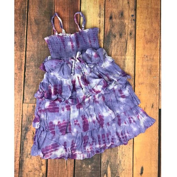 Justice Other - Girls Justice Purple Tie Dye Swim Cover Dress